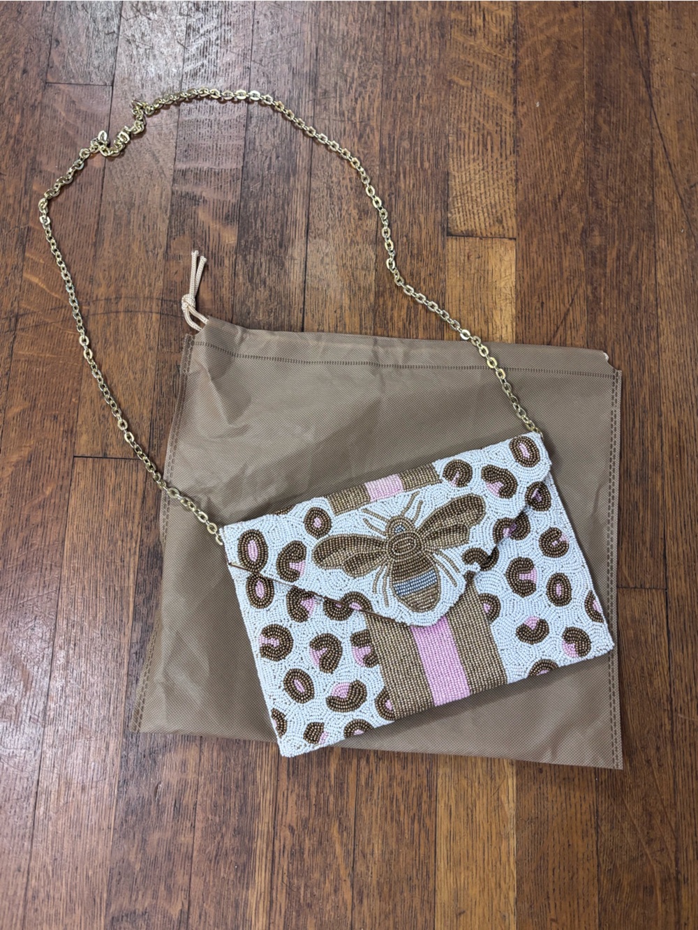 PRIA handcrafted beaded crossbody bag